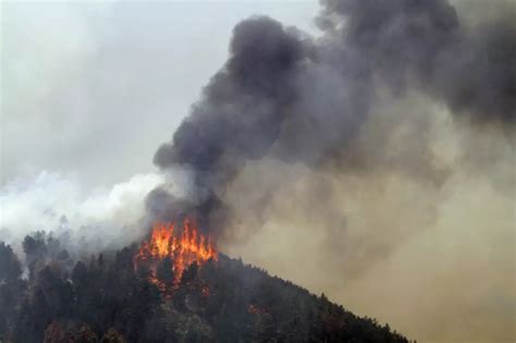 Small town northeast of Colorado Springs evacuated due to wildfire